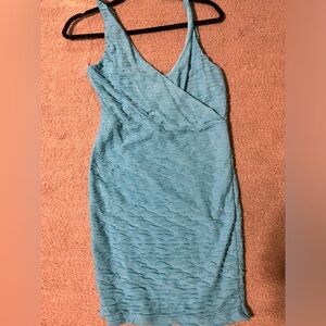 NWOT blue spaghetti strap dress